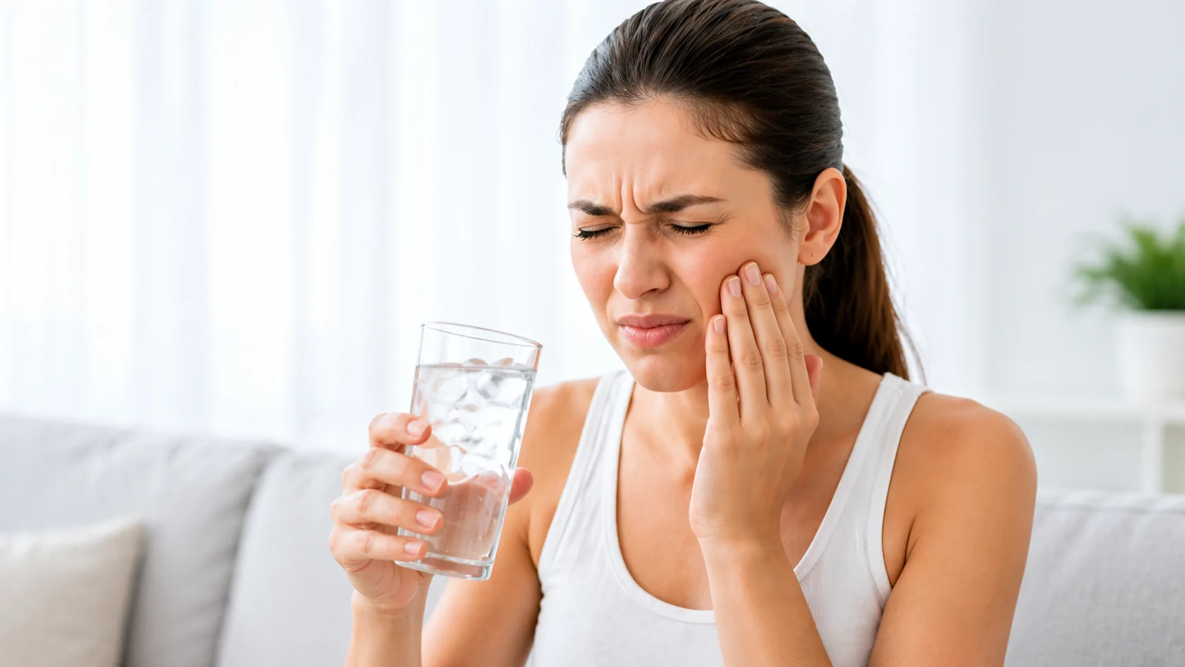 Pain while drinking